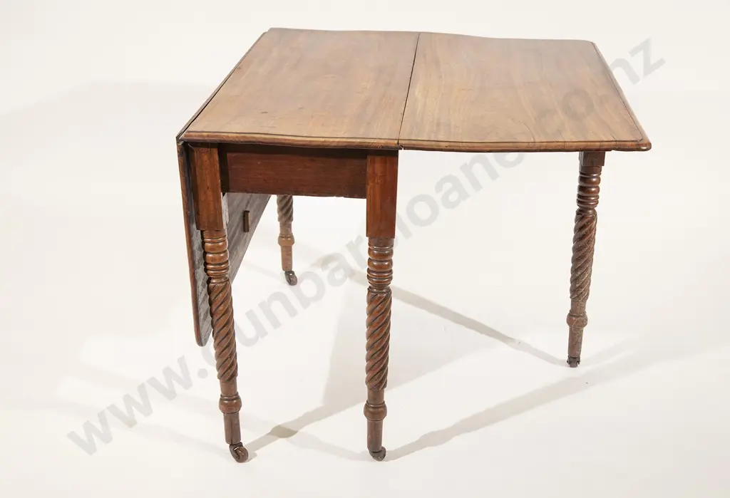 Regency Mahogany Pembroke Table Image 1++