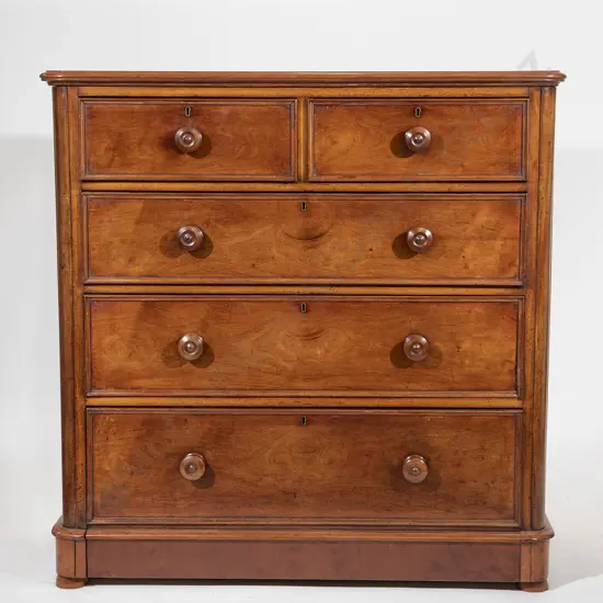 Victorian Mahogany Flat Front Chest