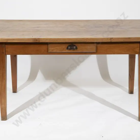 Victorian Faded Mahogany Farmhouse Kitchen Table