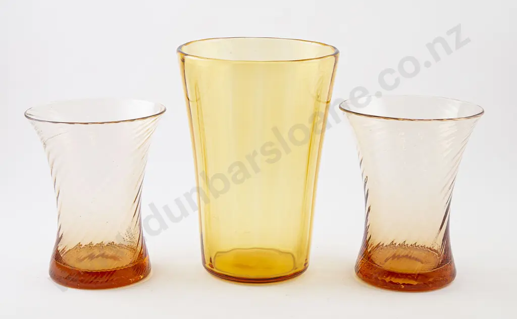 Pair Whitefriars Vases & Other Image 1++