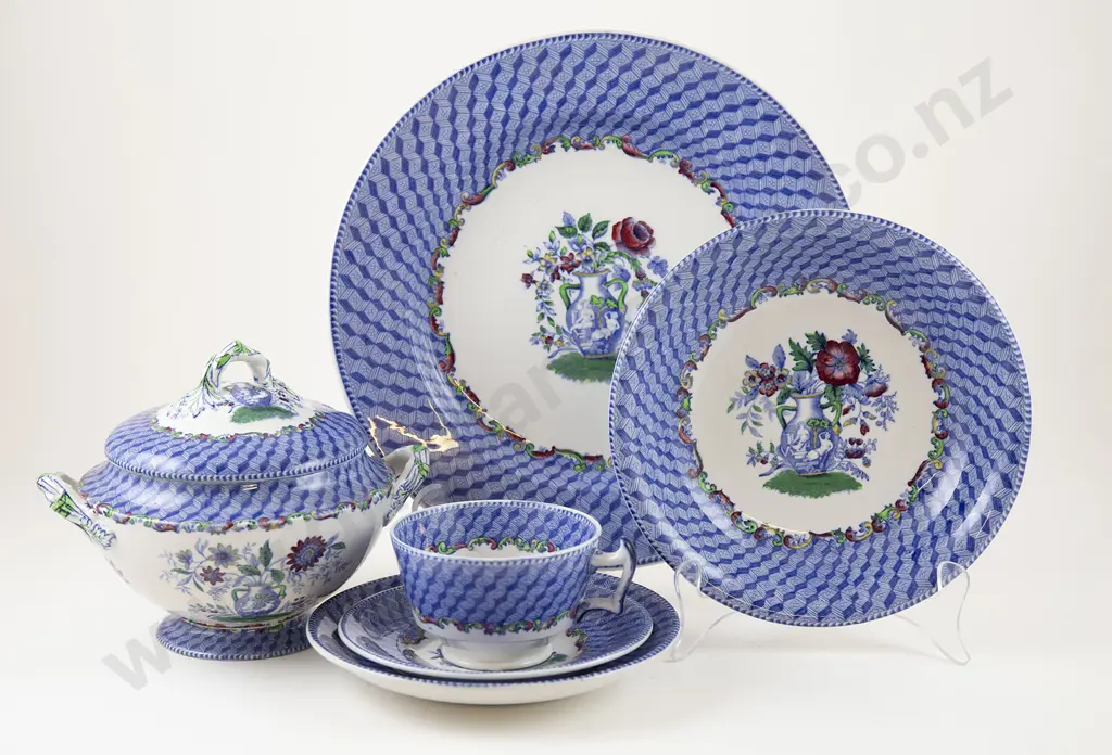 Copeland Spode Portland Vase Pattern Dinner Ware Image 1++