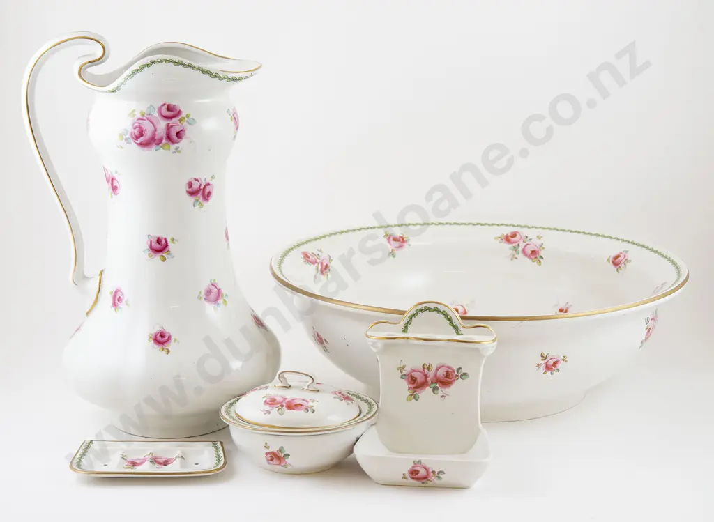 Late Victorian Four Pce Toilet Set Image 1++