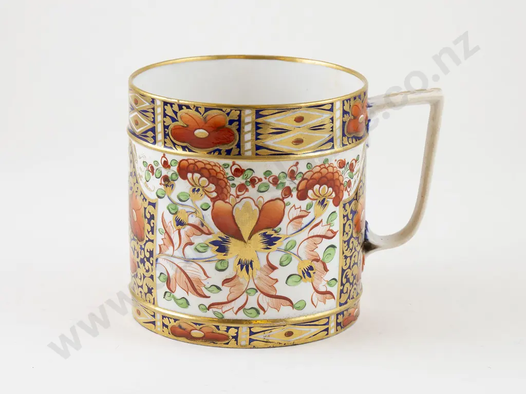 C19th Crown Derby Over Size Mug Image 1++