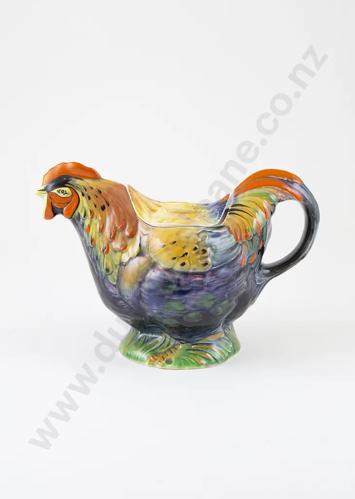 Early C29th English Rooster Teapot Image 1++