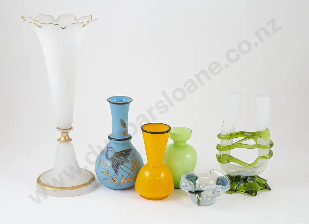 Selection Various Glass Posy & Vases (6) Image 1++
