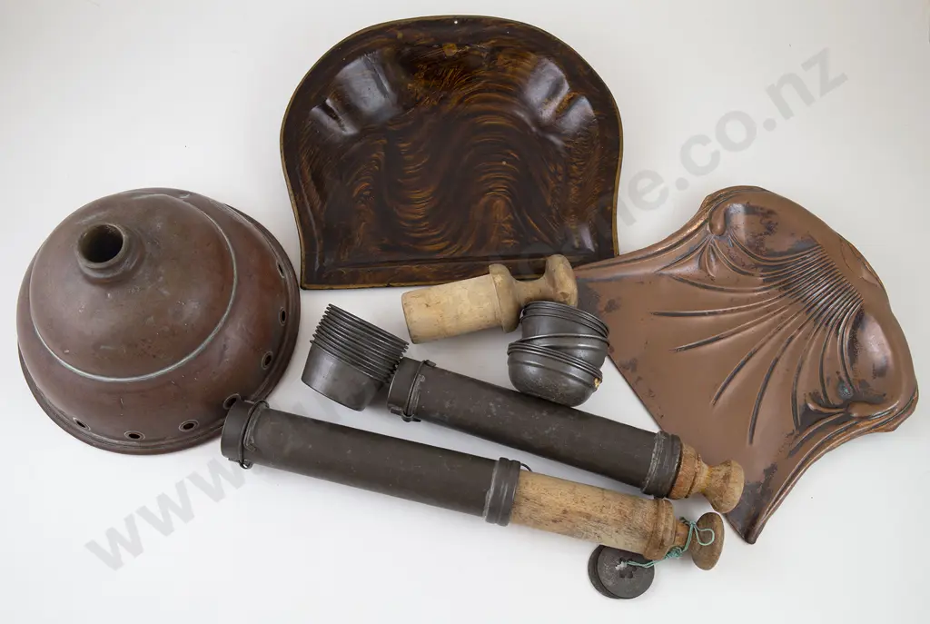 Two Copper Crumb Trays Image 1++