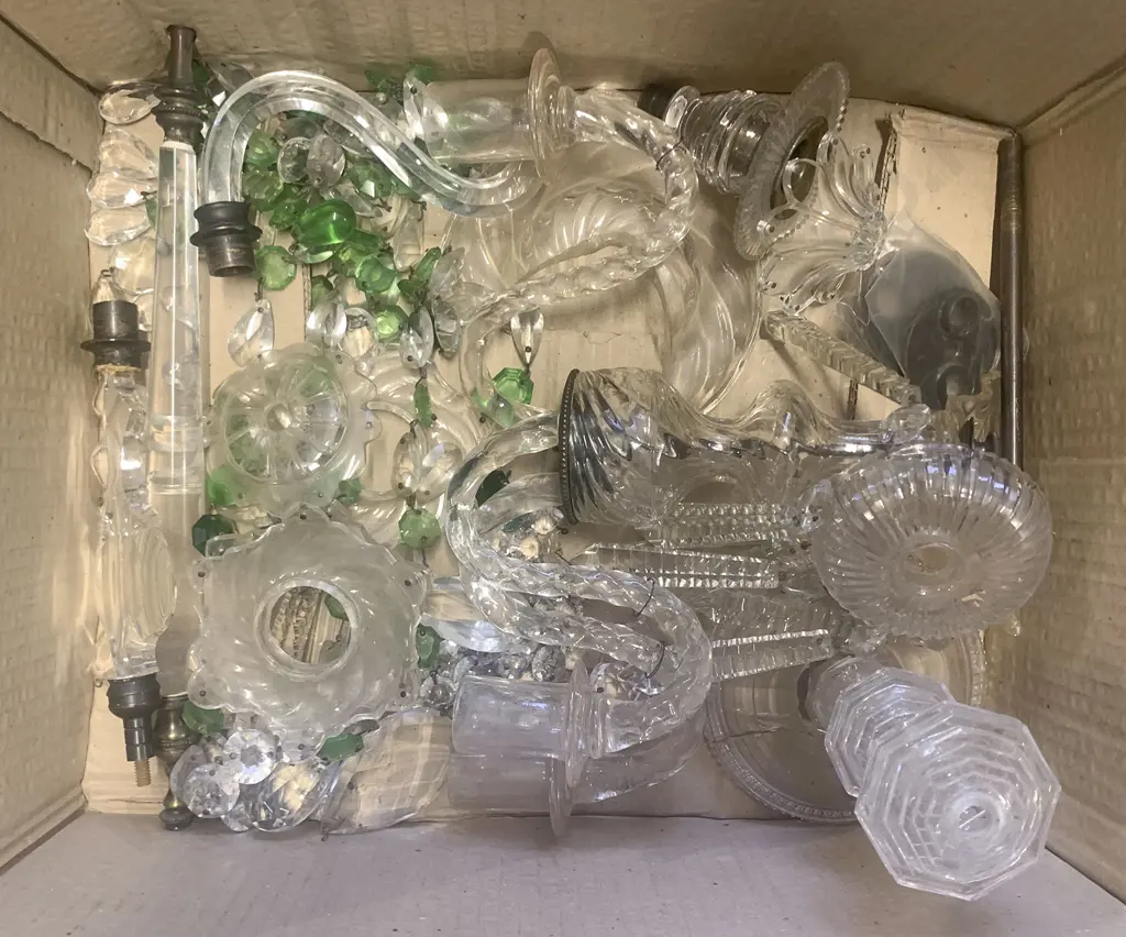 Three Light Candle Table Chandelier (in parts Image 1++