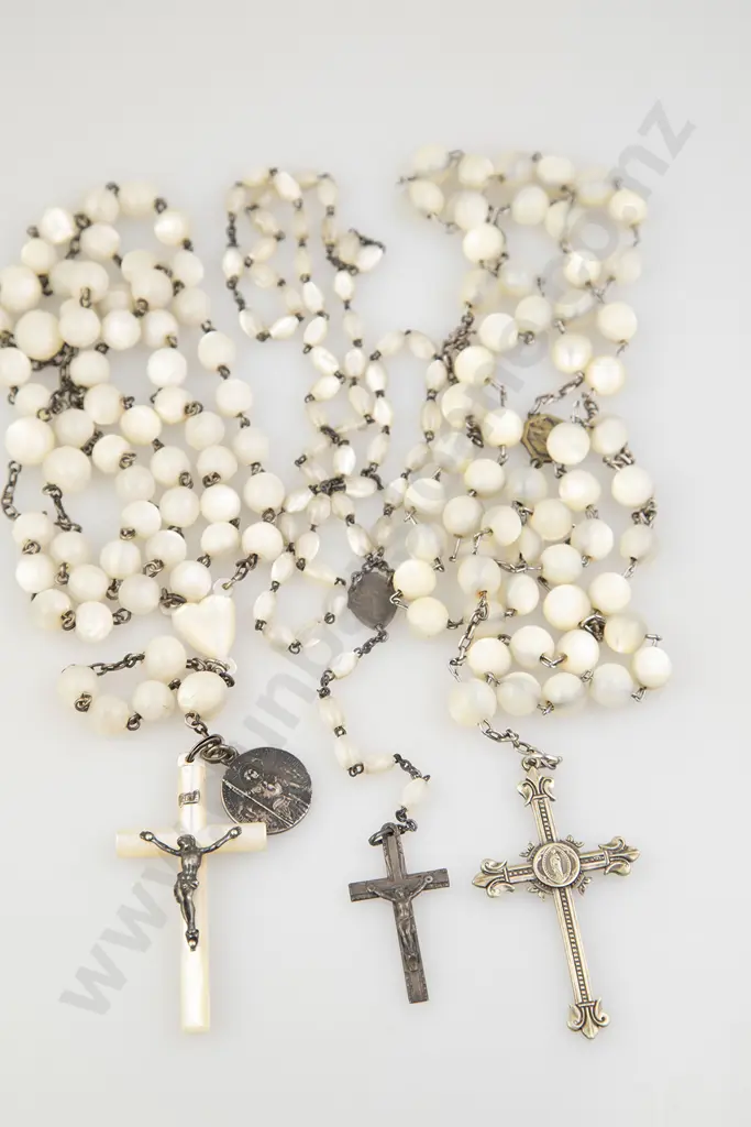 Three MOP Rosary's Image 1++