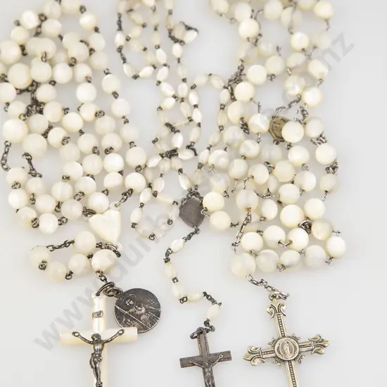 Three MOP Rosary's