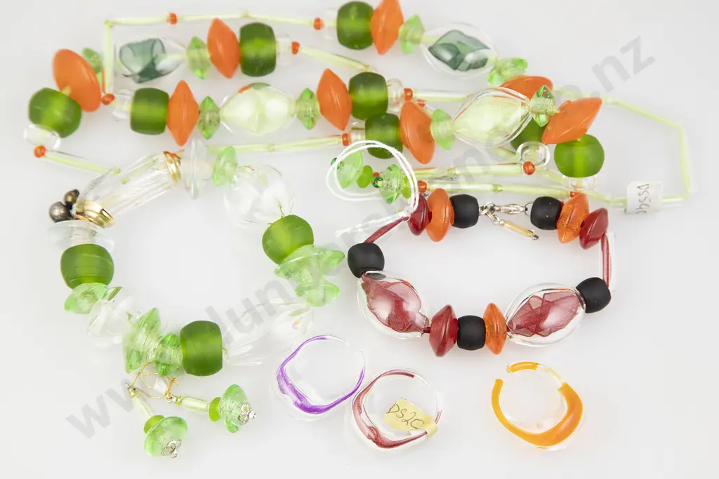 Selection of Modern Glass Jewellery Image 1++