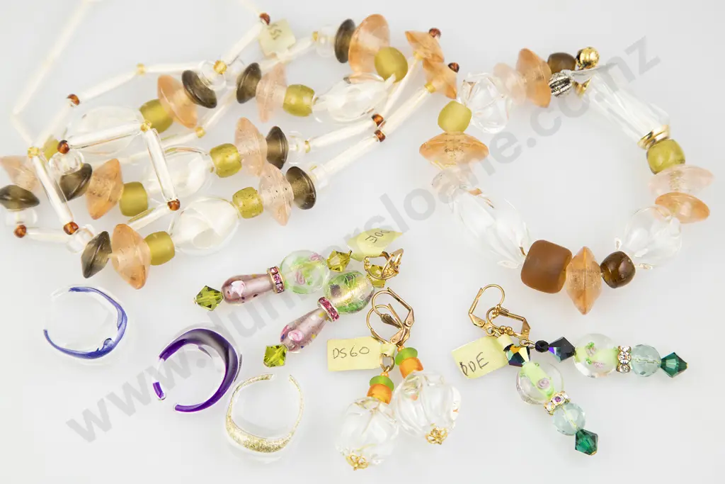 Selection of Modern Glass Jewellery Image 1++