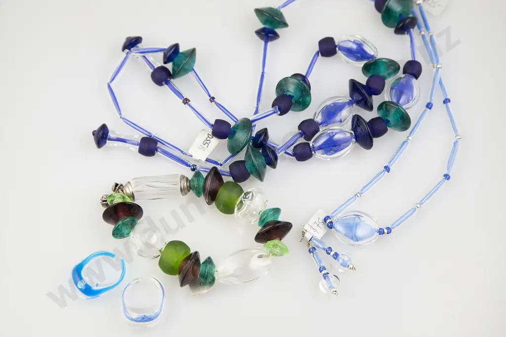 Selection of Modern Glass Jewellery Image 1++