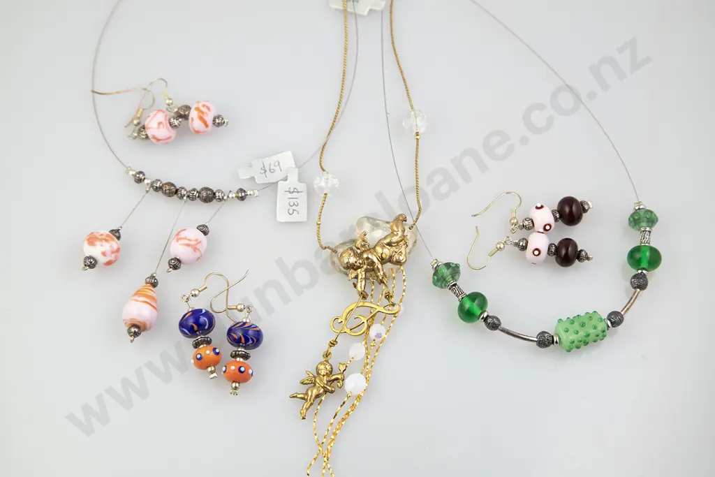 Selection of Modern Glass Jewellery Image 1++