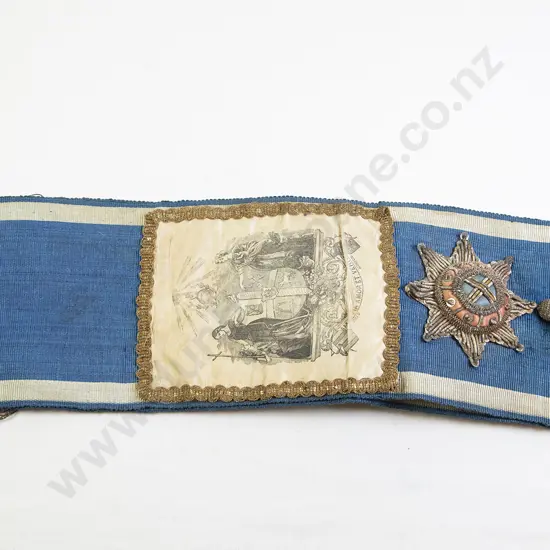 Masons Sash with Stevenograph Panel