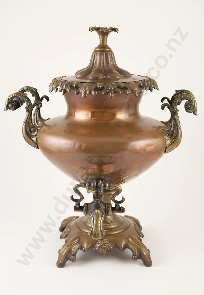 Victorian Copper Samovar Image 1++