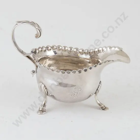 Small C19th European Silver Cream Jug