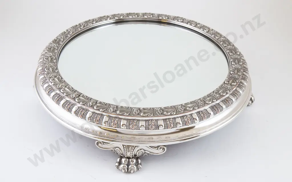 Fine Quality C19th S/P Mirrored Cakestand Image 1++