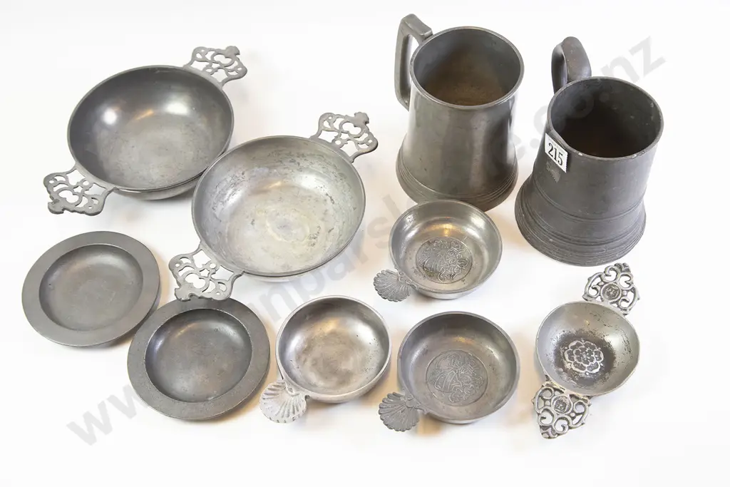 Various European & English Pewter Image 1++