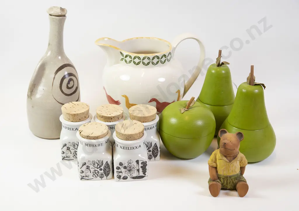 Five Finnish Spice Pots with Large Jug & Various Ornaments Image 1++