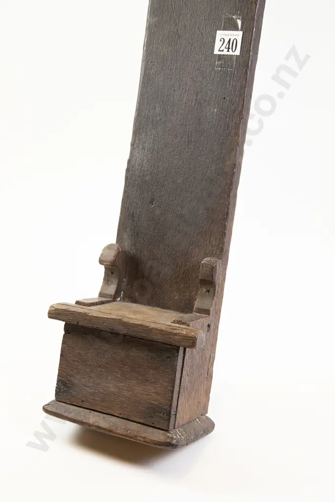 Georgian Tall Slender Hanging Wooden Candle Stand Image 1++