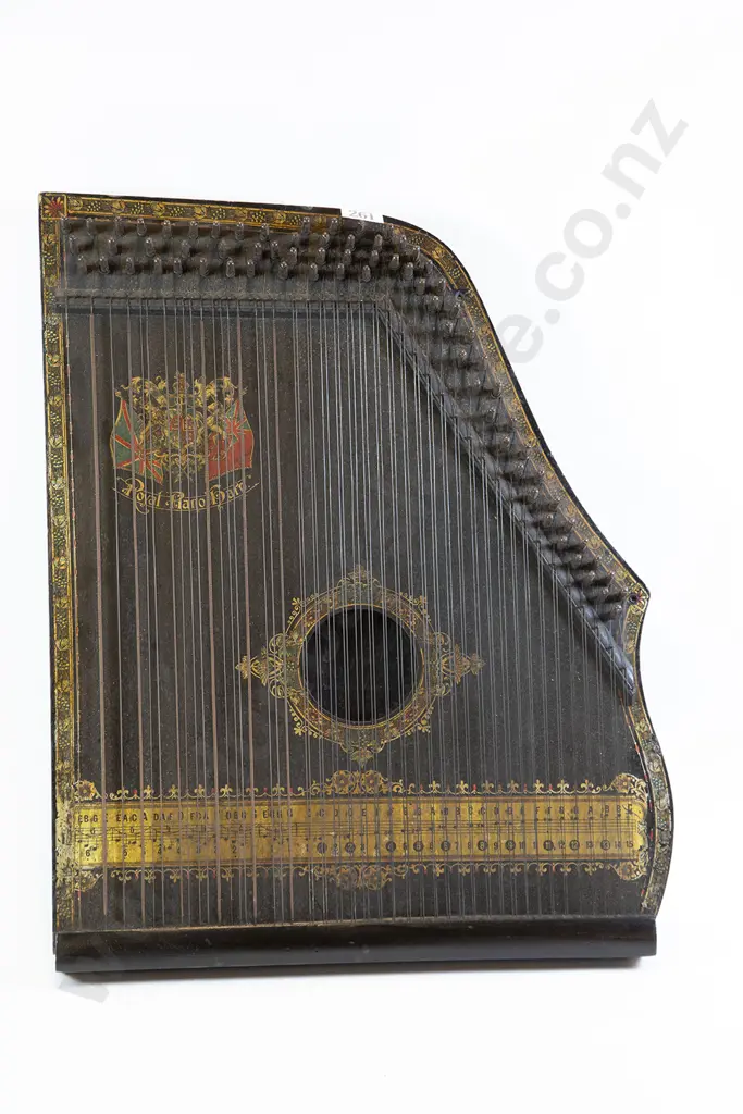 Victorian Royal Piano Harp Image 1++
