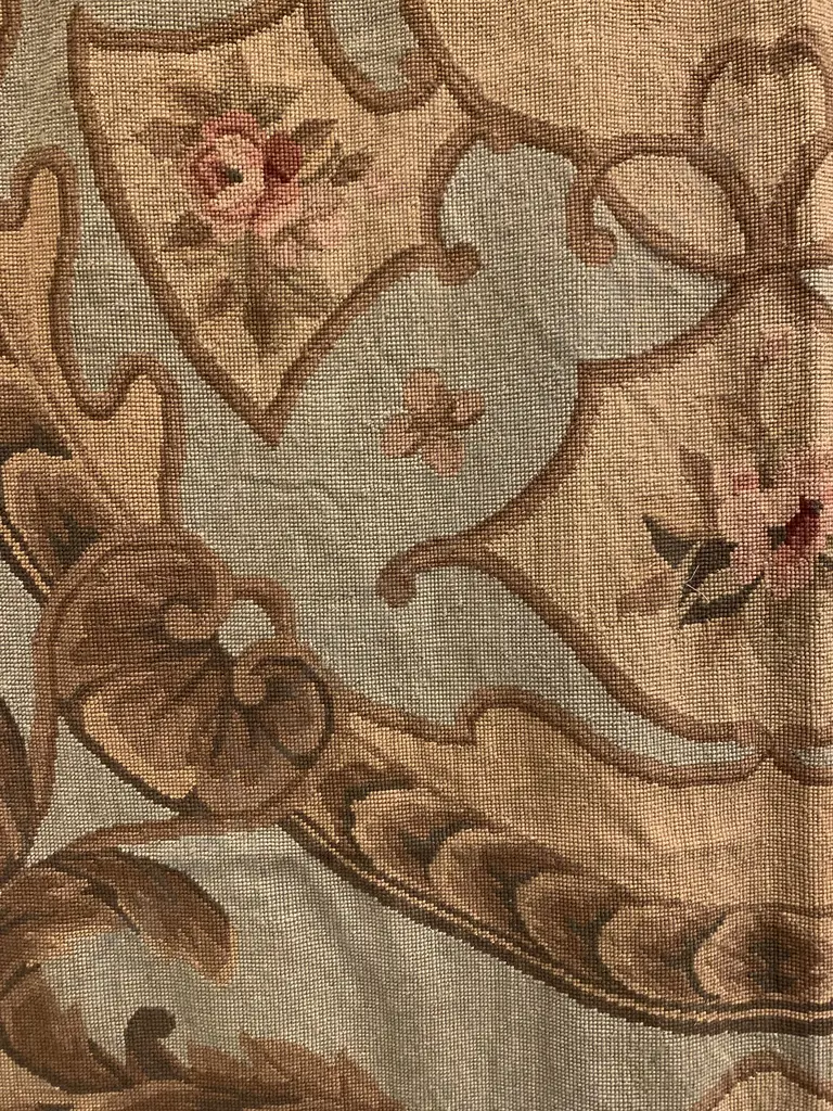 Early C20th Handworked Tapestry Wall Panel Image 1++