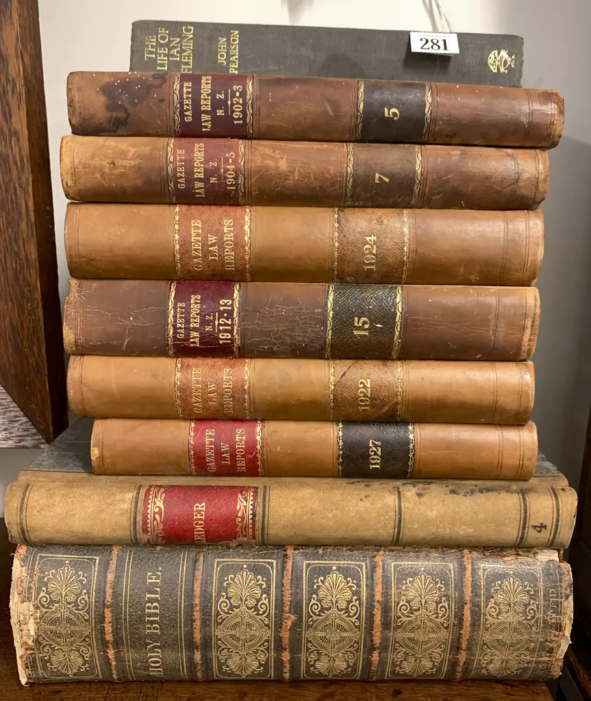 Nine Various Books Image 1++