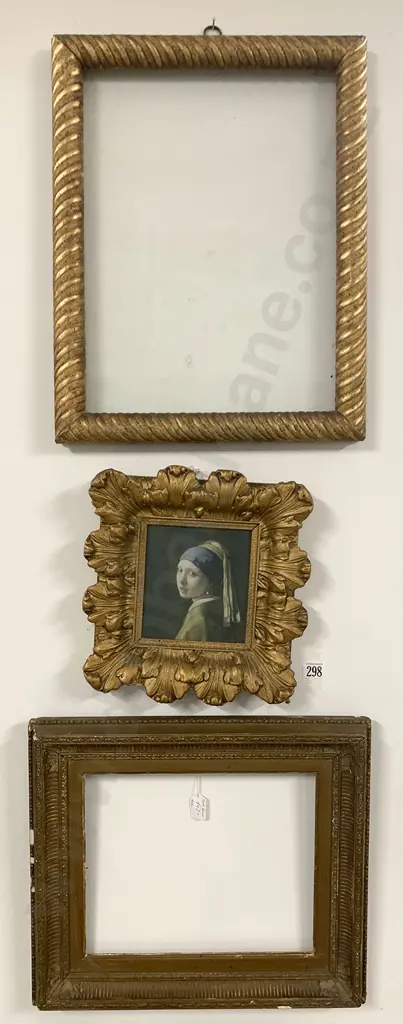 Three Victorian Gilt Frames Image 1++