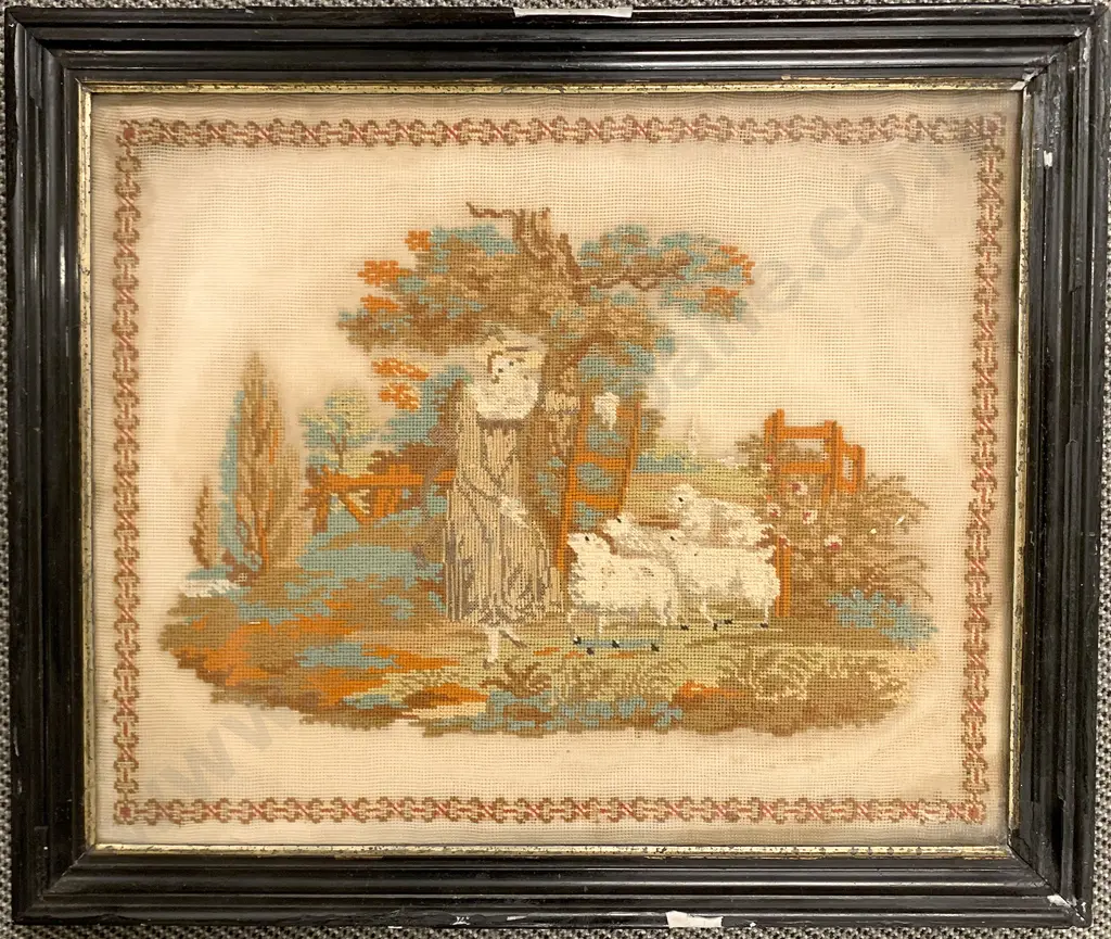 Framed Victorian Tapestry Image 1++