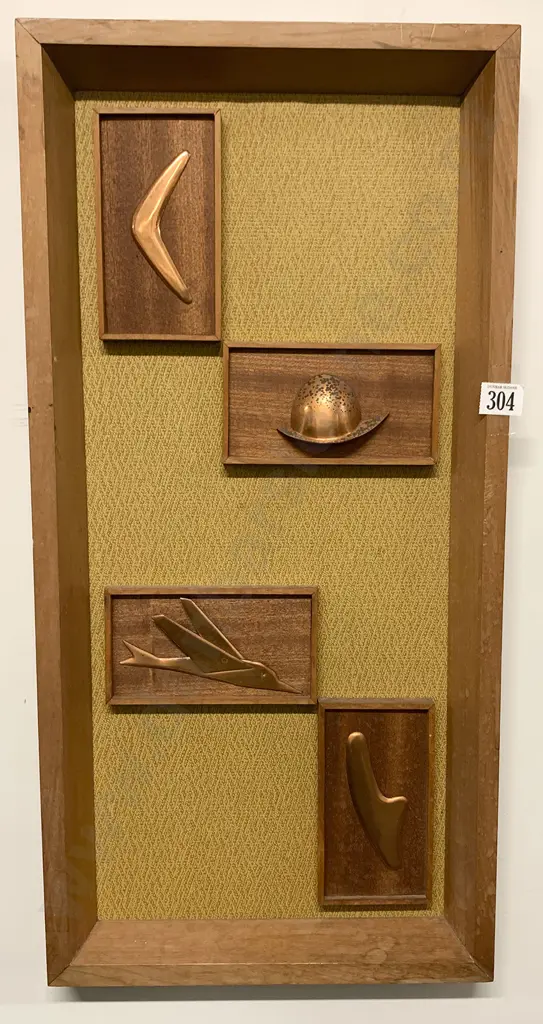 Mid C20th Copper Wall Hanging Image 1++