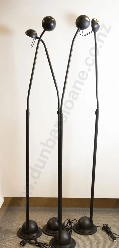 Four Modern LED Standard Lamps Image 1++