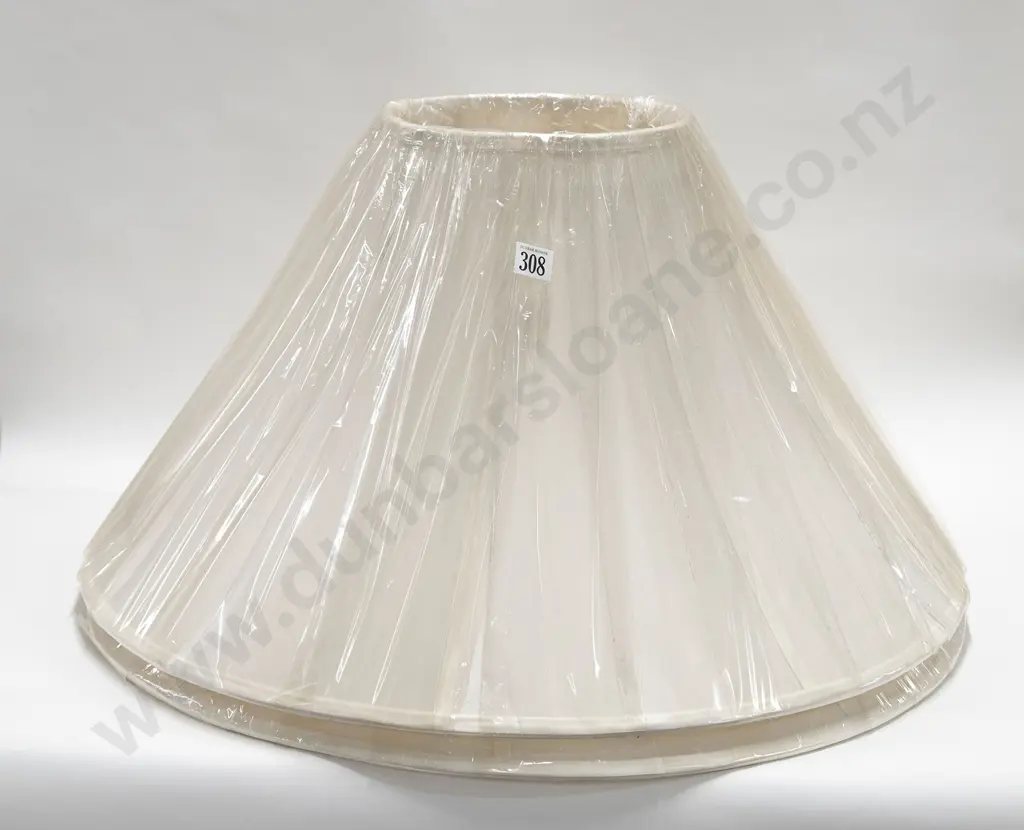 Two Large Material Lamp Shades Image 1++