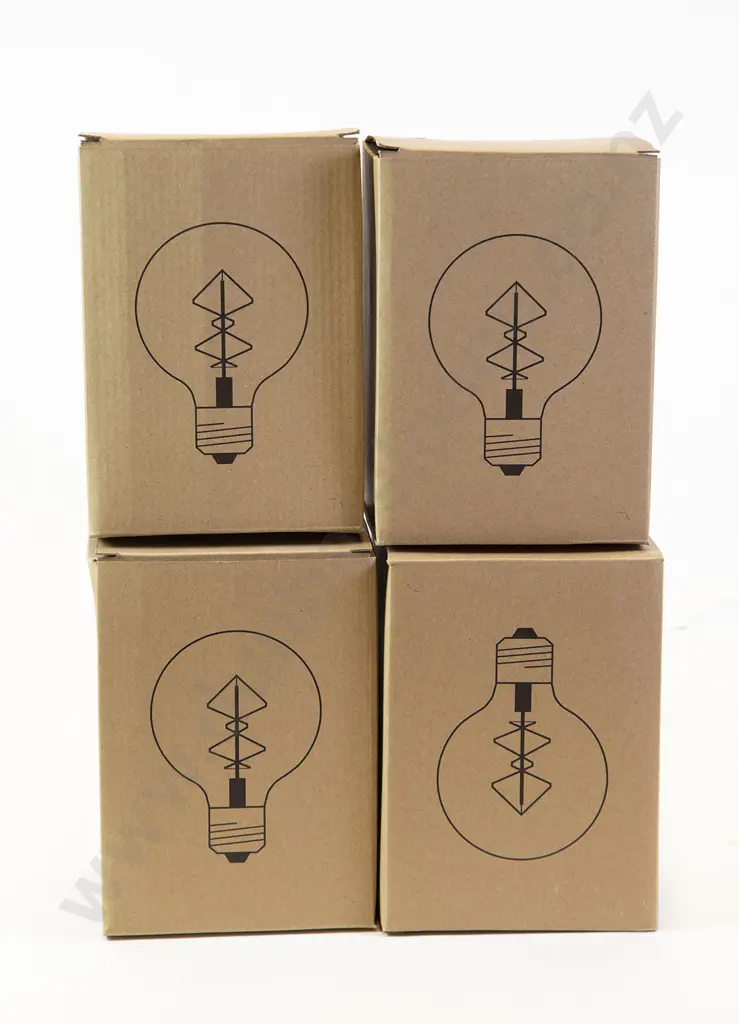 Four Large Decorative Bulbs Image 1++