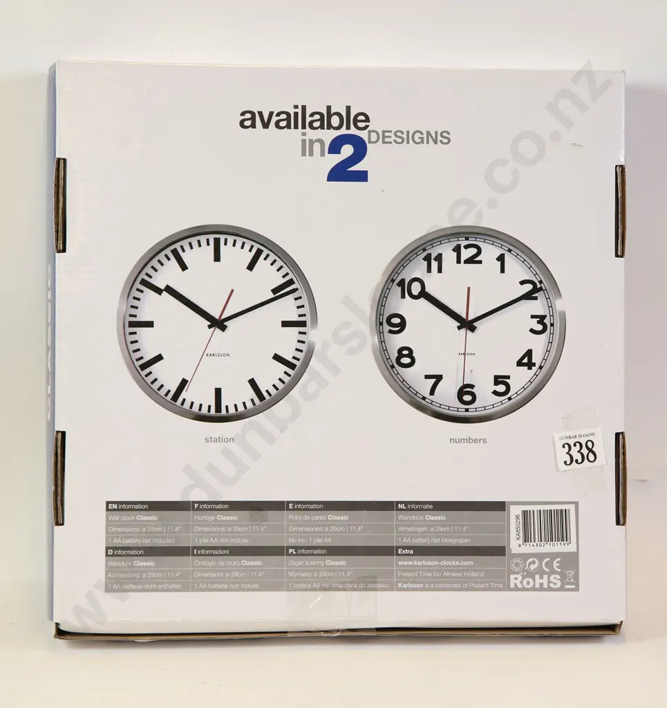 Modern Design Wall Clock Image 1++