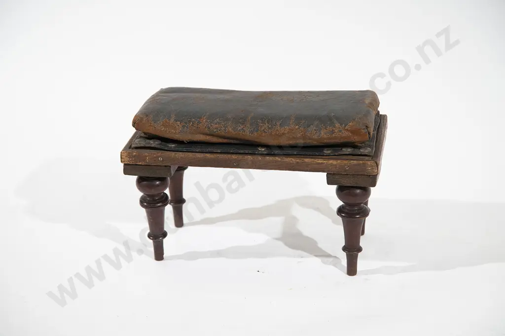 Two Victorian Foot Stools Image 1++
