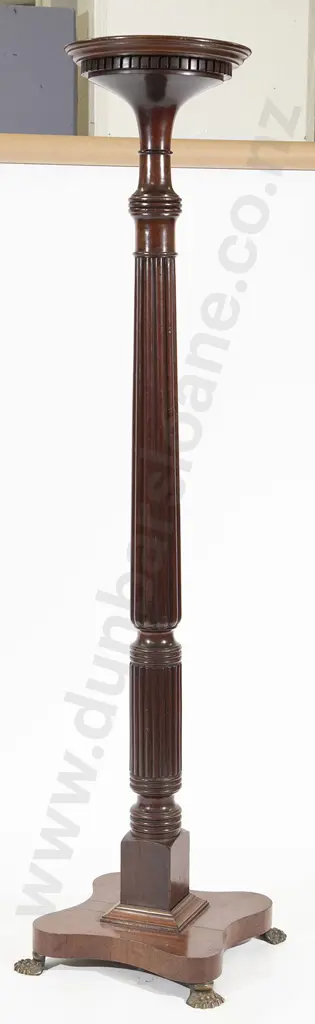 Victorian Mahogany Bedpost Torchere Image 1++