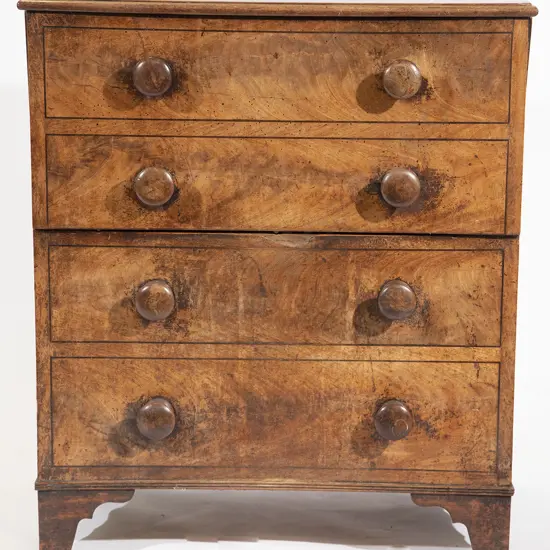 C19th Mahogany Commode