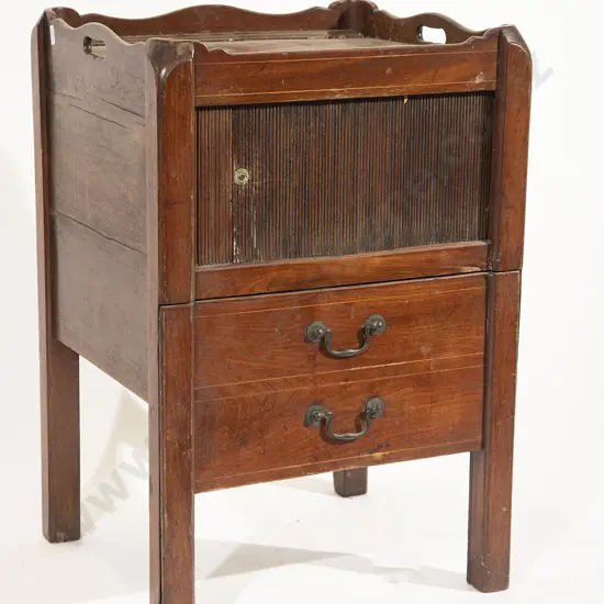 GeoIII Mahogany Night Cupboard