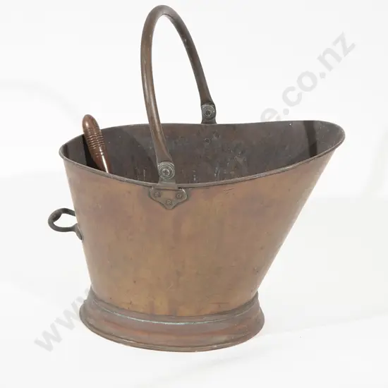 Victorian Copper Coal Bucket