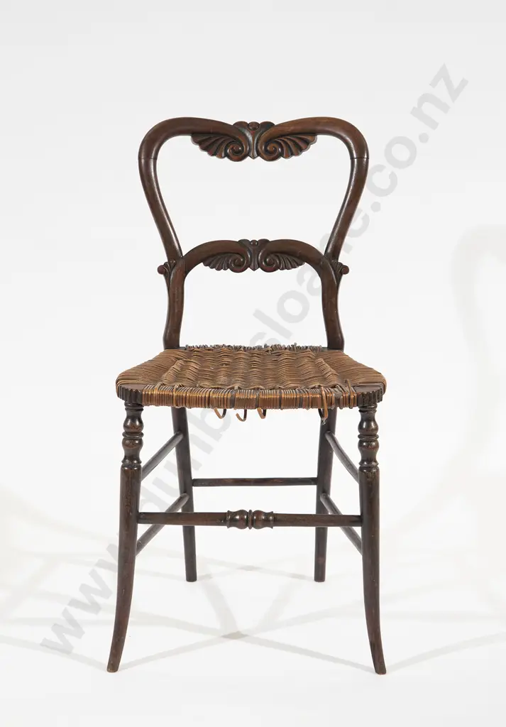 Victorian Mahogany Cane Seated Single Chair (faults) Image 1++