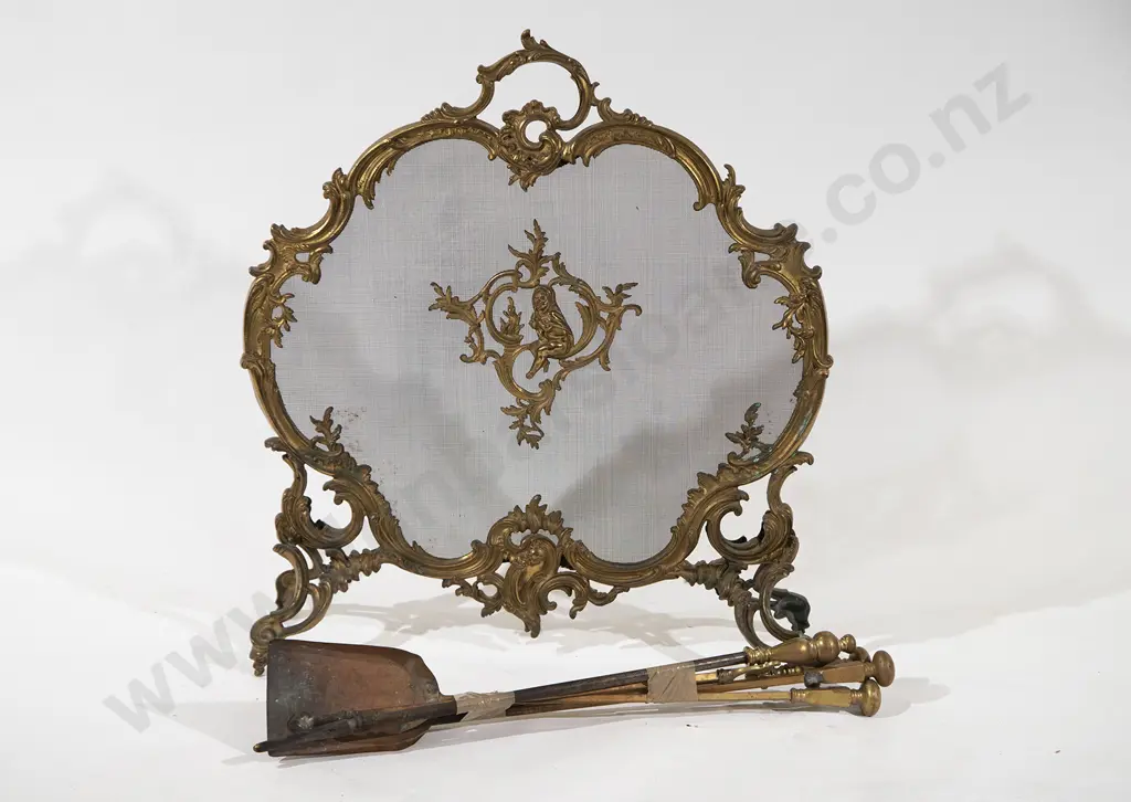 Brass and Wire Metal Spark Guard Image 1++
