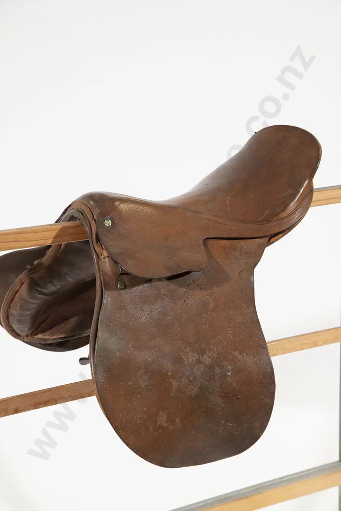 Vintage Leather Saddle Image 1++