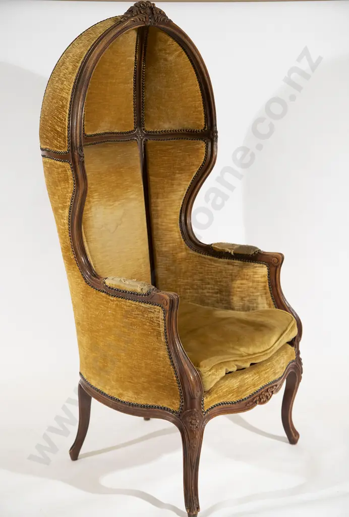 French Walnut Night Porters Chair Image 1++