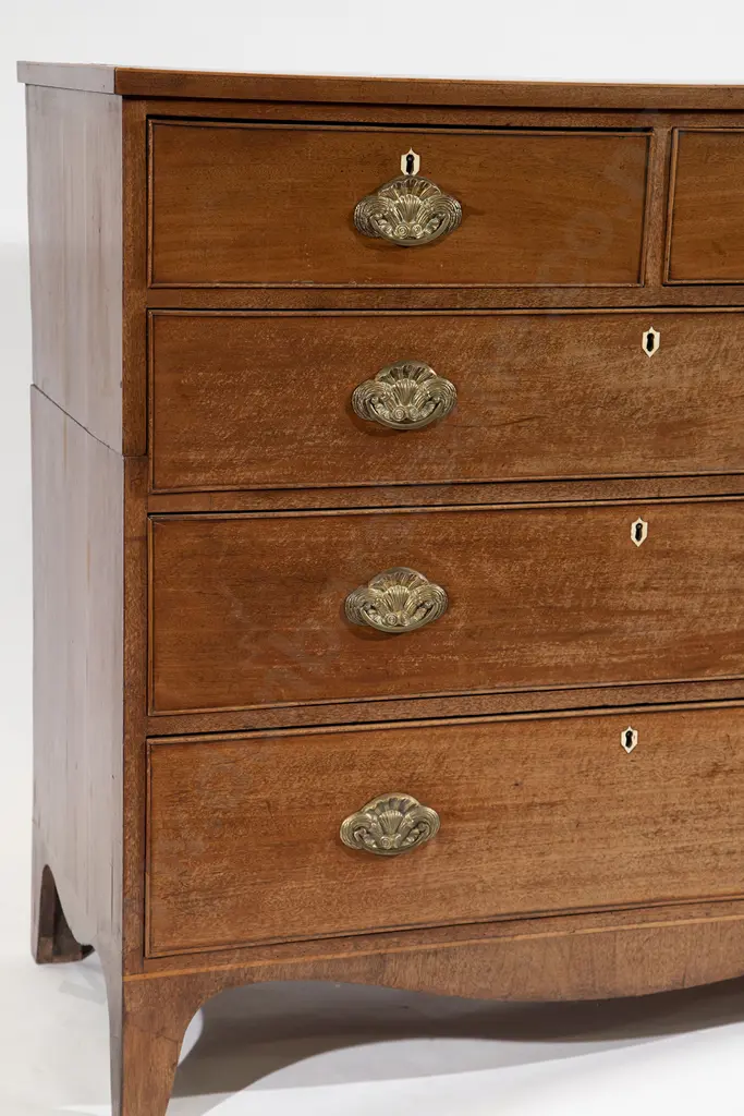 Regency Mahogany Flat Front Chest Image 1++