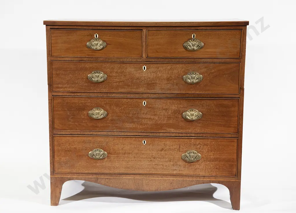 Regency Mahogany Flat Front Chest Image 1++