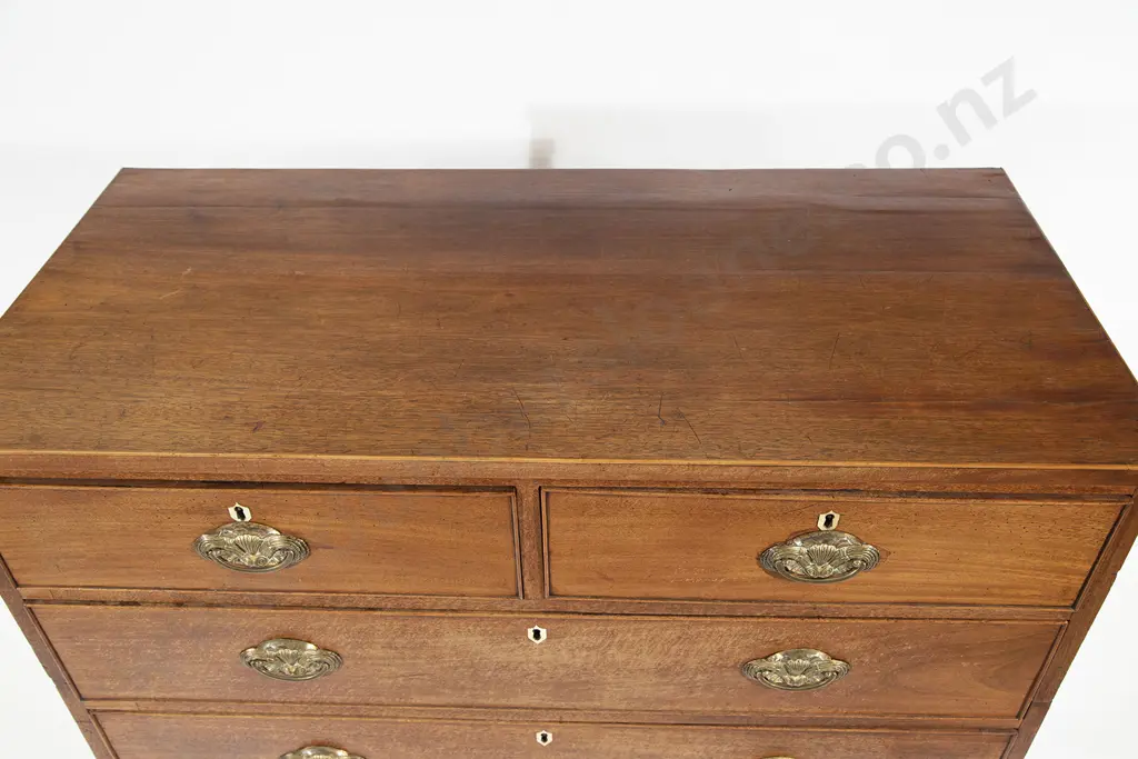 Regency Mahogany Flat Front Chest Image 1++