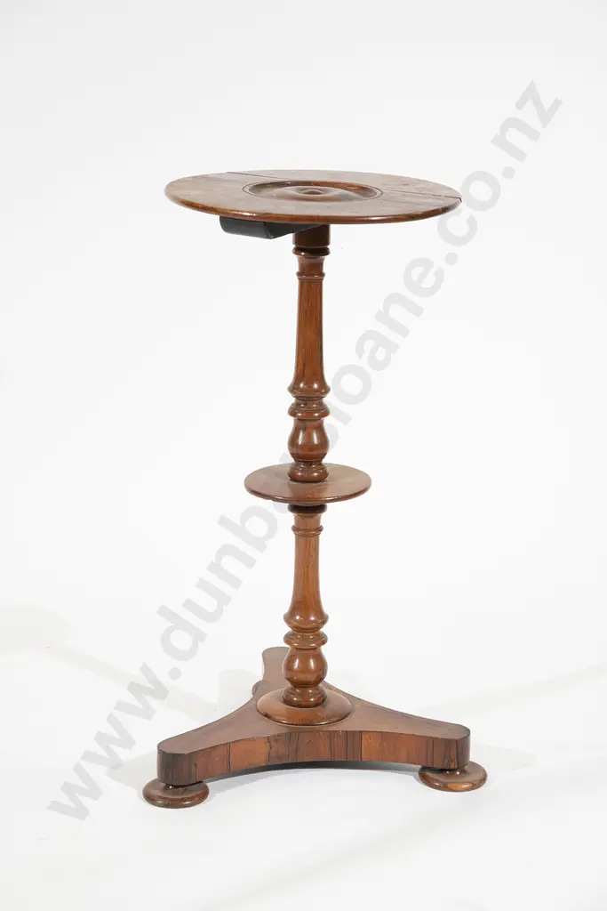 C19th Rosewood Kettle Stand Image 1++