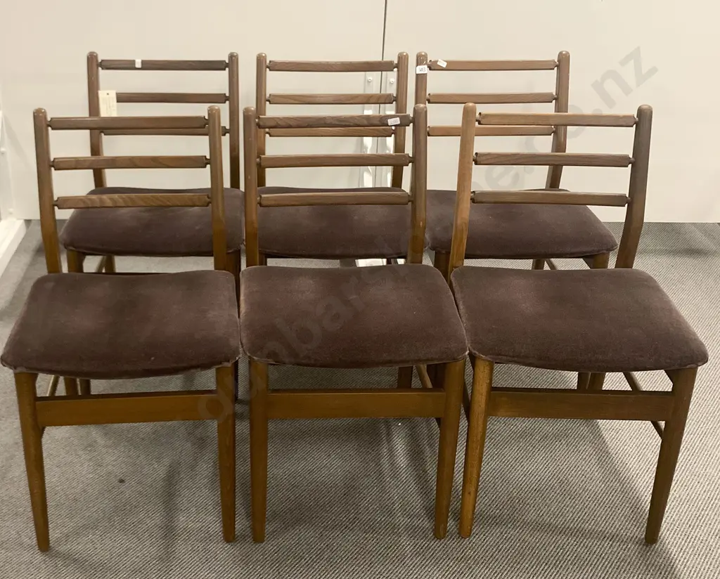 Set Six C1970's Scandart (High Wycombe) Teak Dining Chairs Image 1++