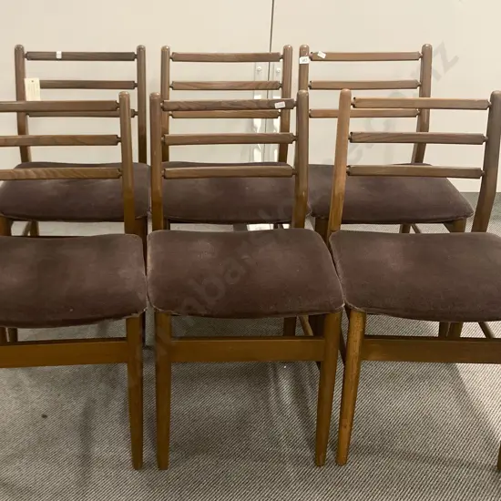 Set Six C1970's Scandart (High Wycombe) Teak Dining Chairs
