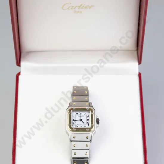 Cartier Santos Ladies Wrist Watch